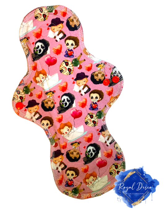 "My Bloody Valentine" Cloth pad- Cotton Lycra Topper